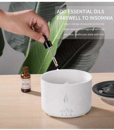 Vulkanische Flamme Aroma Diffusor Ätherisches Öl