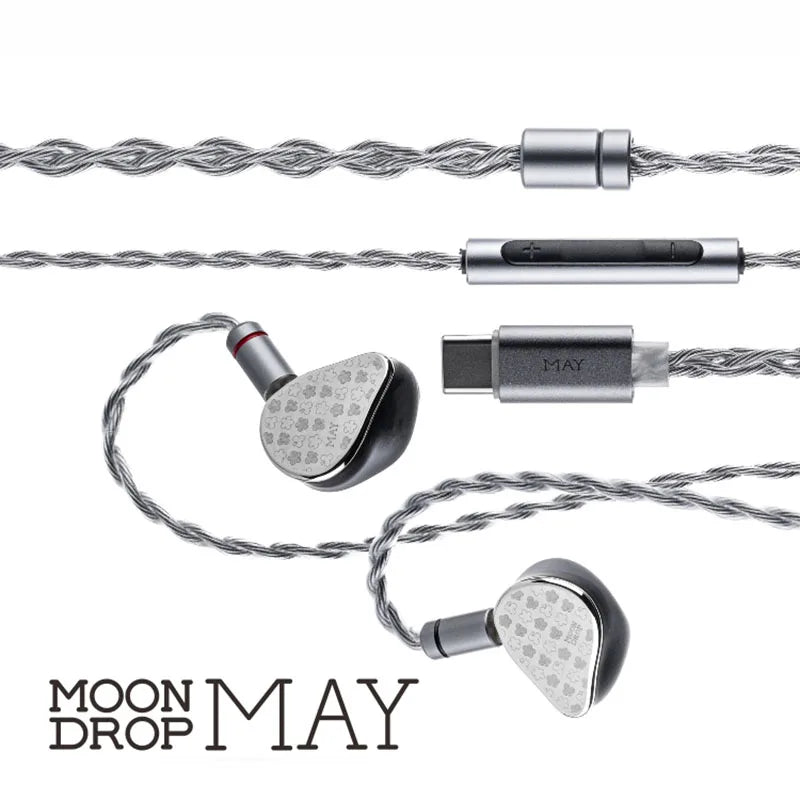 MOONDROP MAY DSP Kopfhörer USB-C Online Interaktive DSP Dynamischer Treiber Planarer Treiber Hybrid In-ear mit Wechselkabel