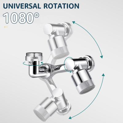 Voll drehbarer universal Wasserhahn Verlängerung