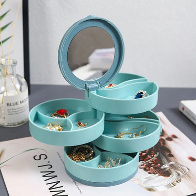 Multi-Layer Rotating Schmuck Organizer Aufbewahrung