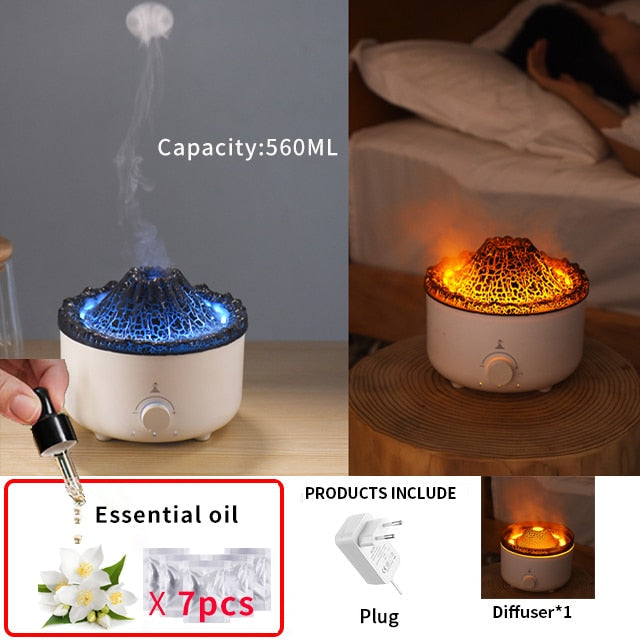 Vulkanische Flamme Aroma Diffusor Ätherisches Öl