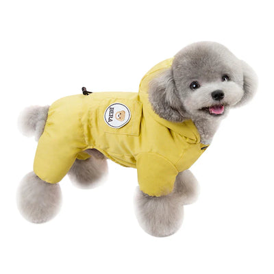 Zavando Warmer Hunde-Overall – Plüsch-Hundejacke