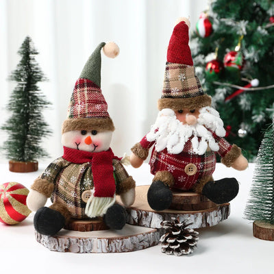 Weihnachtspuppen Neujahrsornament Set