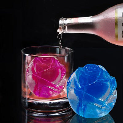 Rose Ice Cube Silikonform Seifenform