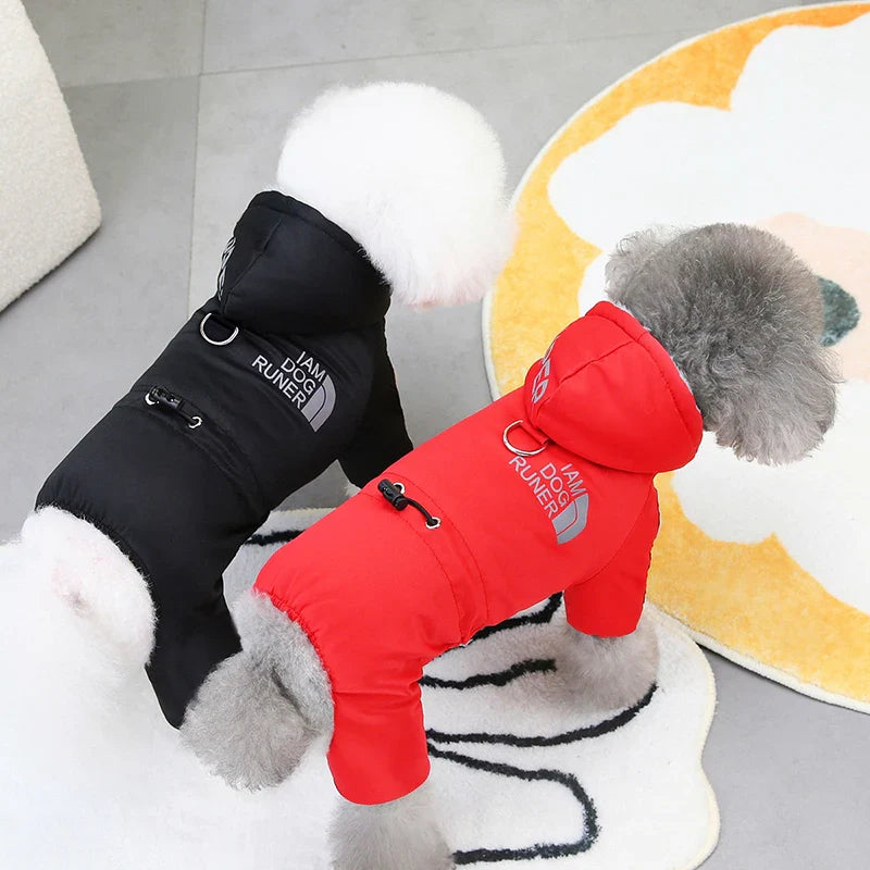 Zavando Warmer Hundemantel – Gepolsterter Hundejumpsuit für kleine und mittelgroße Hunde