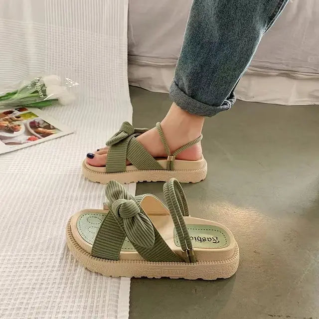 Zavando - Espadrille-Sandalen mit Bändern