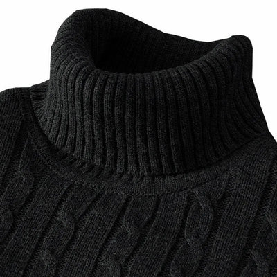 Zavando | Eleganter Winterpullover mit Rollkragen für Männer