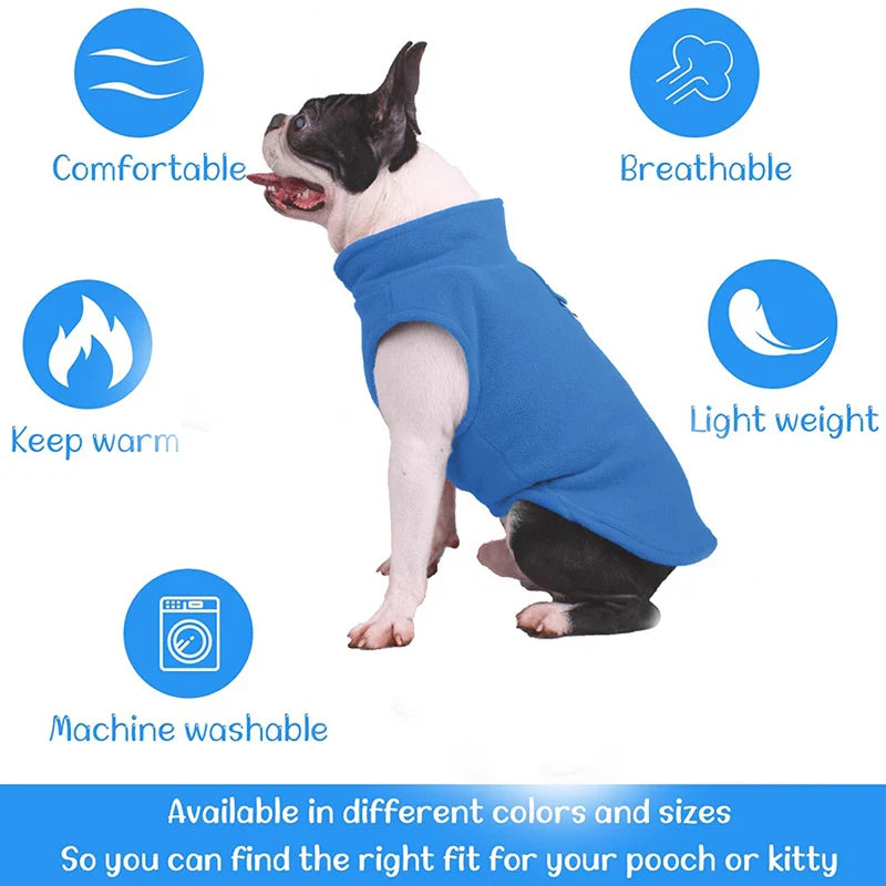 Zavando Winter-Fleece-Jacke für kleine Hunde