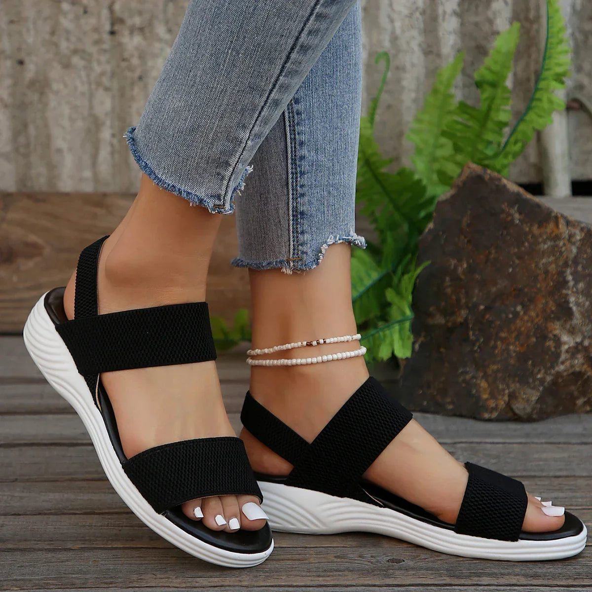Atmungsaktive Damen Sandalen | Orthopädisch
