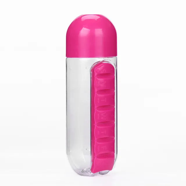 Synergy Wasserflasche & Pillenorganisator