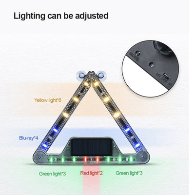 Zusammenklappbares Solar-Auto-Notlicht