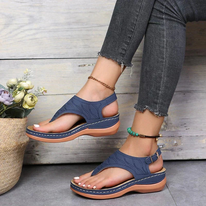Zavando - Damen Sandalen mit ergonomischem Fußbett
