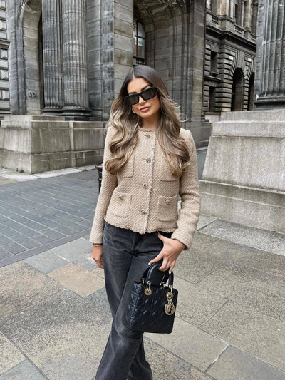 Damen Elegante Cropped Blazer | Klassisch