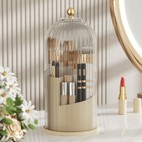 Rollabrush 360° Makeup Pinsel Organizer + Kostenloser Lippenstift Aufbewahrungsbox