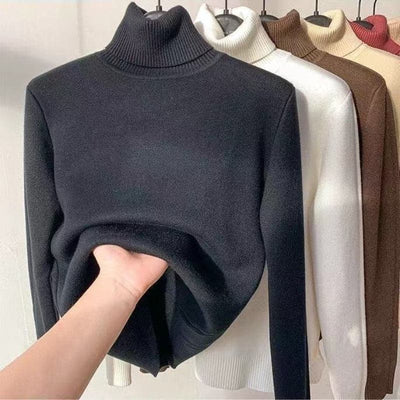 Zavando | Elegante Turtleneck Herbst-Winter-Pullover für Damen