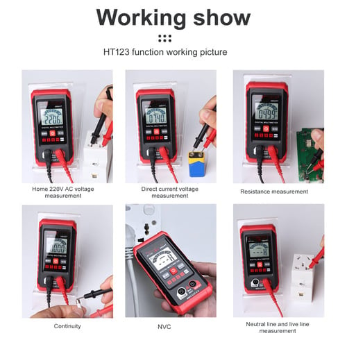 Vollautomatisches universelles intelligentes digitales Display-Amperemeter