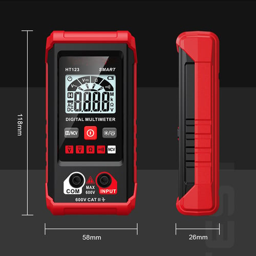 Vollautomatisches universelles intelligentes digitales Display-Amperemeter