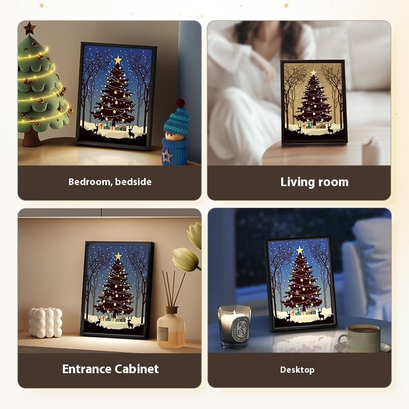 Weihnachtsbaum Bluetooth Lautsprecher - Leuchtendes Kunst Ornament 2024