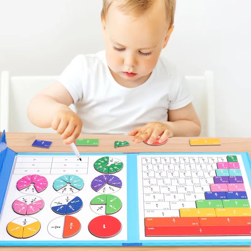 Montessori Magnetisches Buch Bruch Puzzle Für Kinder