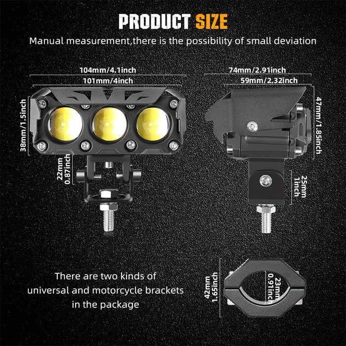 Motorrad Fahrlicht LED Zusatzlicht