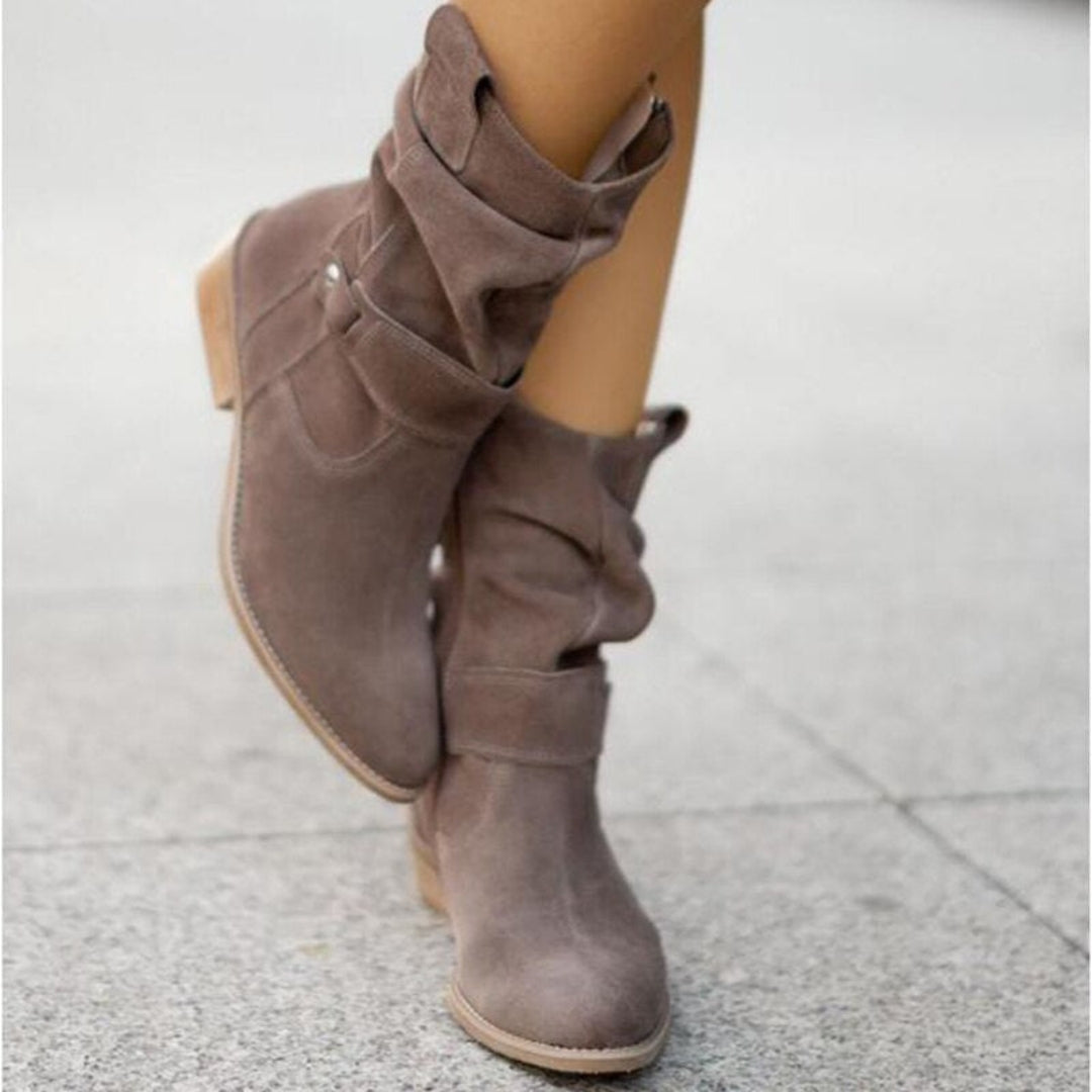 Zavando | Damen Eleganter Stiefelette | Bequem