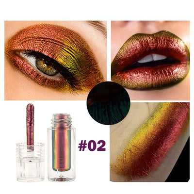 (1+1 KOSTENLOS) Flüssiger Glitzer Lidschatten & Lippenstifte