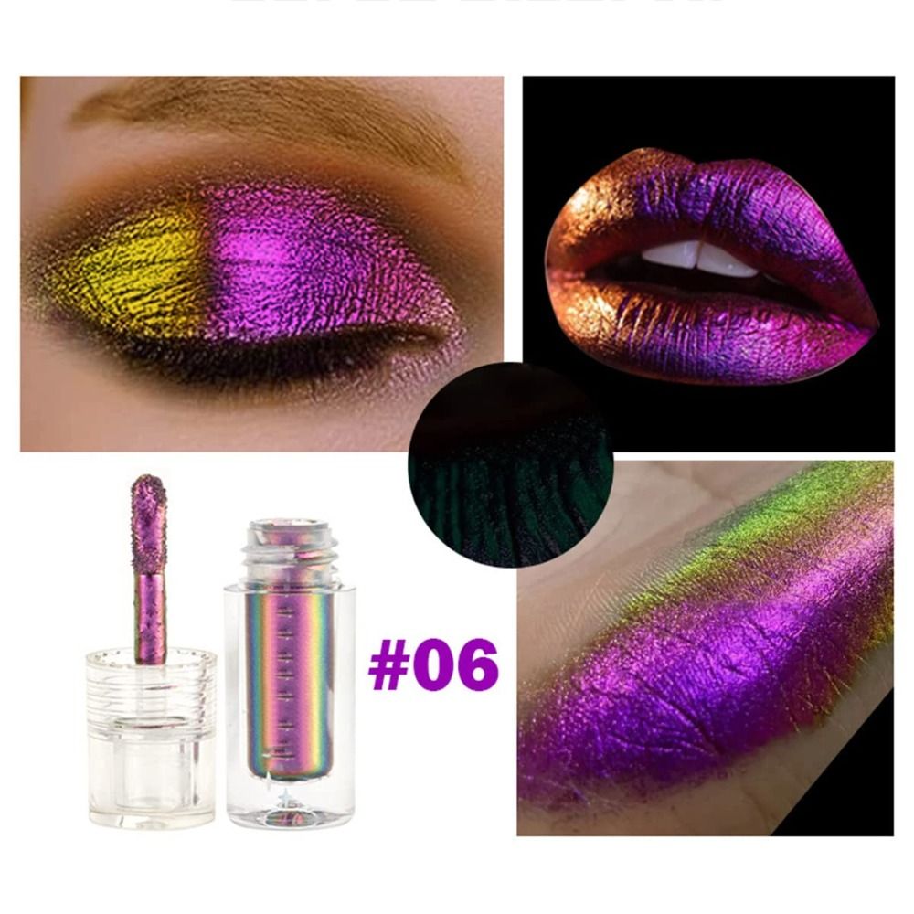 (1+1 KOSTENLOS) Flüssiger Glitzer Lidschatten & Lippenstifte