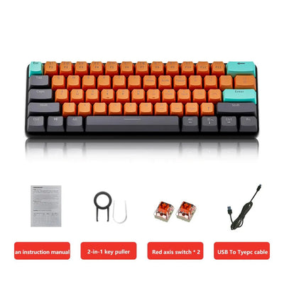 MUCAI MKA610 USB Mini Mech Tastatur - Ultimatives Gaming-Erlebnis