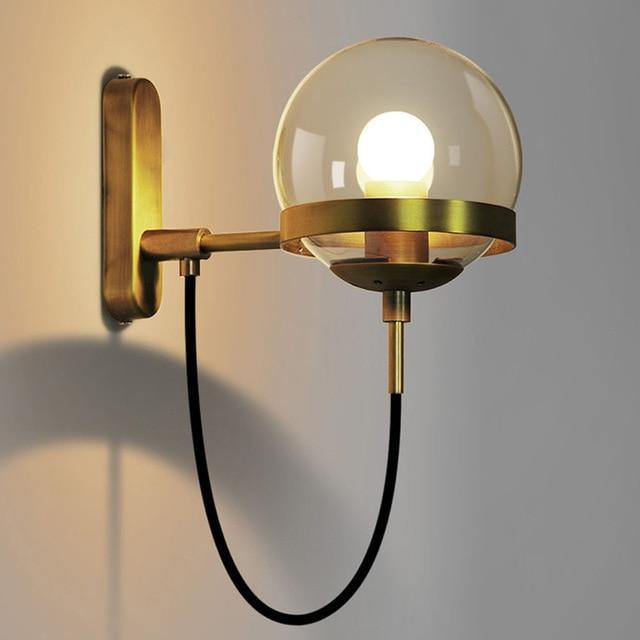 Moderne Innen Erden Wandlampe