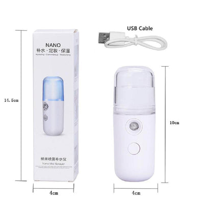 Wiederaufladbarer Nano-Nebel-Gesichts-Luftbefeuchter