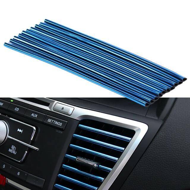 10PCS DIY Auto Luftauslass Dekorationsstreifen