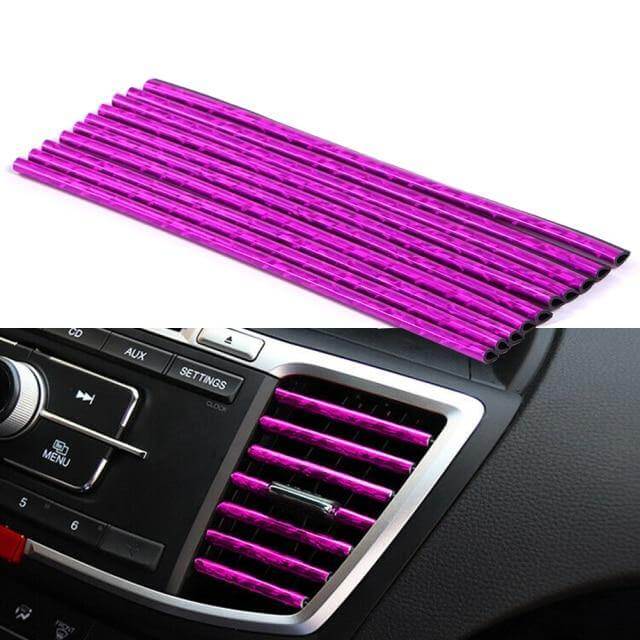 10PCS DIY Auto Luftauslass Dekorationsstreifen