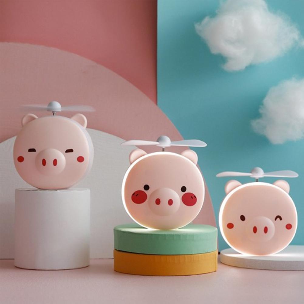 Wiederaufladbarer Piggy Mini Led Makeup Licht Spiegel