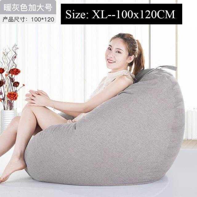 Moderner Look Loft Stil Pouf Ein Sitz Sitzsack