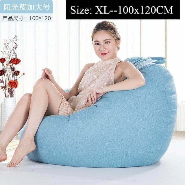 Moderner Look Loft Stil Pouf Ein Sitz Sitzsack