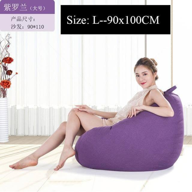 Moderner Look Loft Stil Pouf Ein Sitz Sitzsack