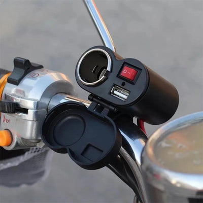 Wasserdichter USB-Ladegerät für Motorradlenker