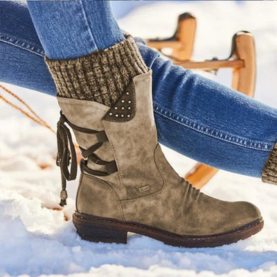 SHIMAKI - HOCHWERTIGE HALBHOHE WINTERSTIEFEL FÜR FRAUEN