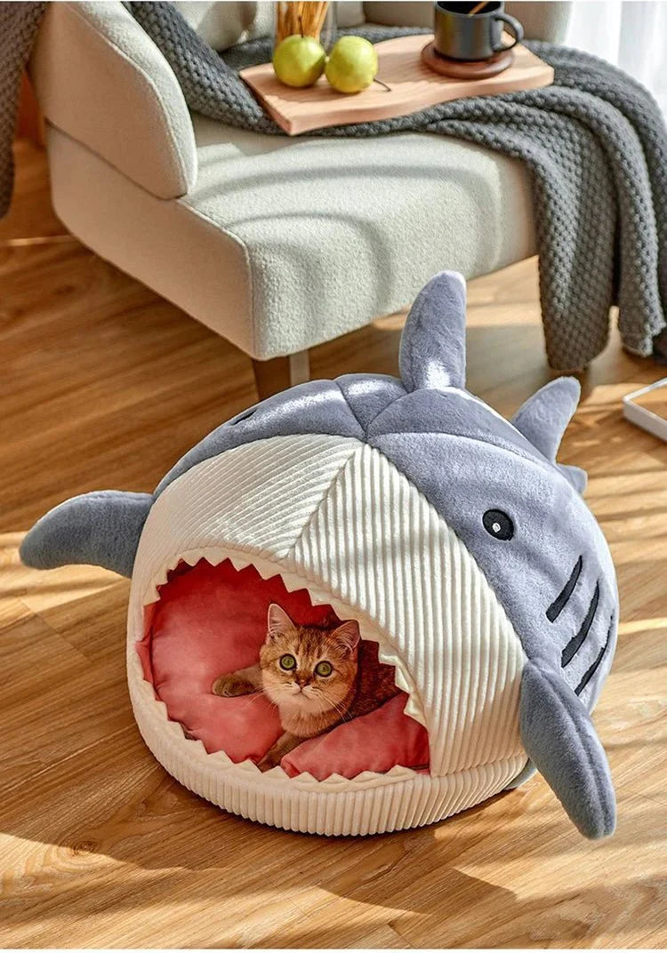 SnuggleShark Gemütliches Haustierbett