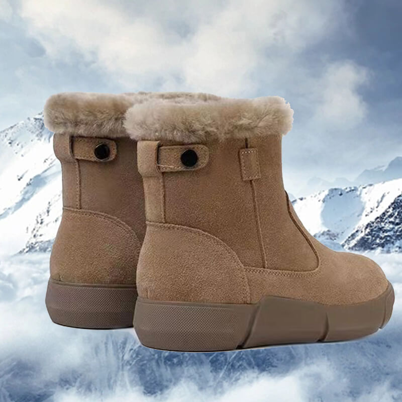 [Warmes Geschenk] Winterliche warme Pelzstiefel für Frauen