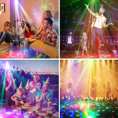 Multi-Effekt-LED-Party-Ambiente-Beleuchtung