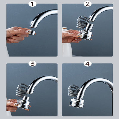 Multi-function faucet, free stretching, different water dispensing modes, and filtration.