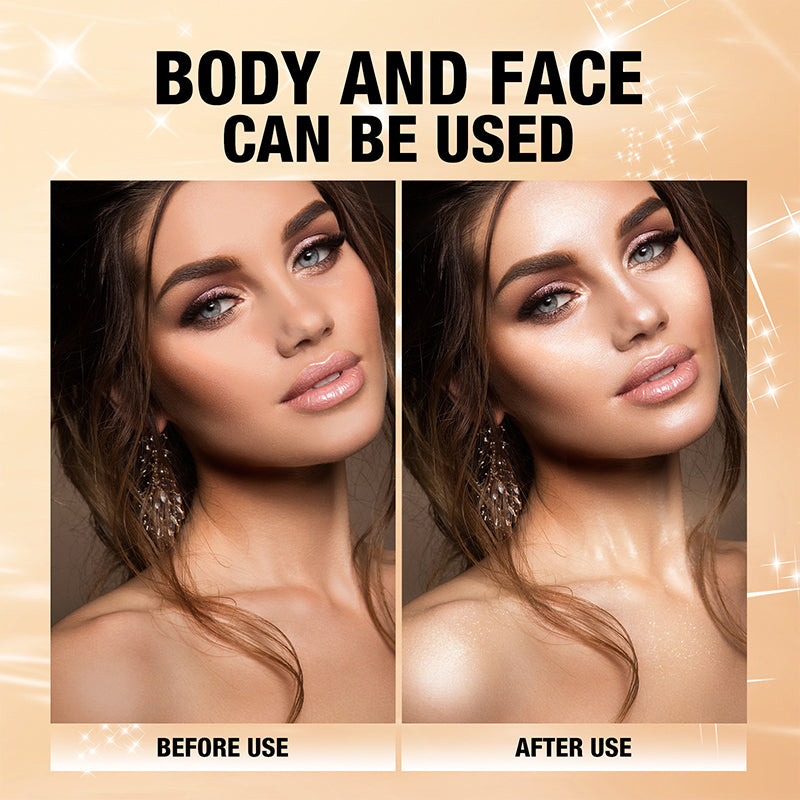 Sofort Retouch Körper Highlight-Puder mit Puder-Pad