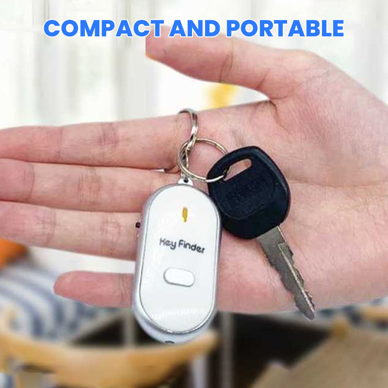 Whistling Activated Sensor Key Finder Keychain