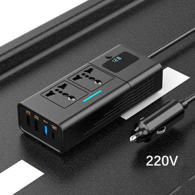 Universal 12V bis 220V Autosteckdose mit Display