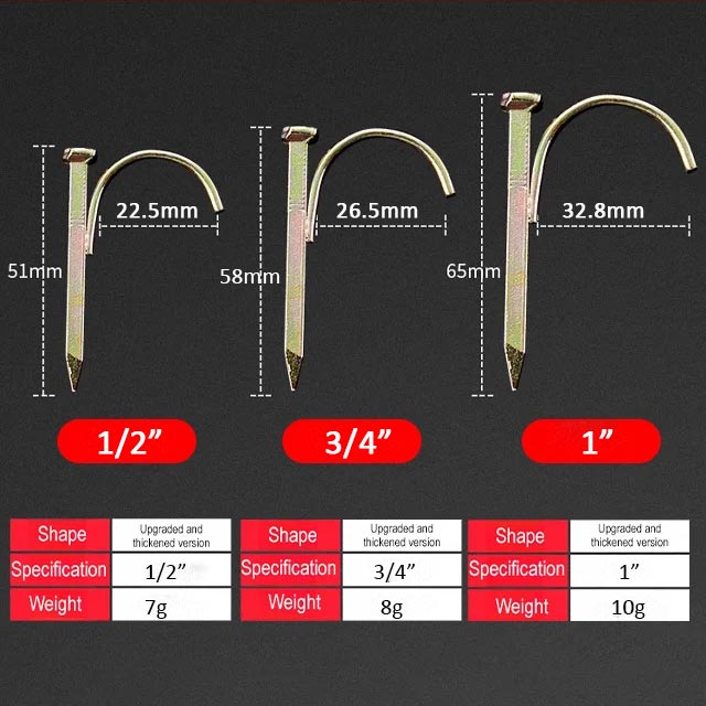 Water Pipe Fixing Hook Nail