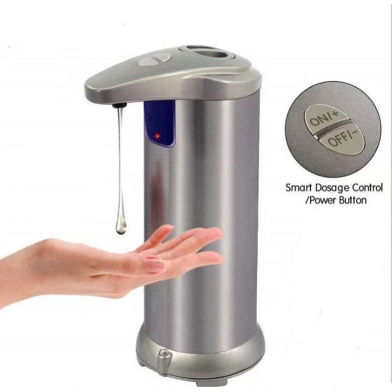 Automatic Stainless Steel Soap Dispenser -- Touchless With Adjustable Volume