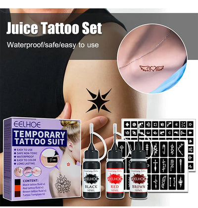 Wasserdichtes Juice Tattoo Set（neu）