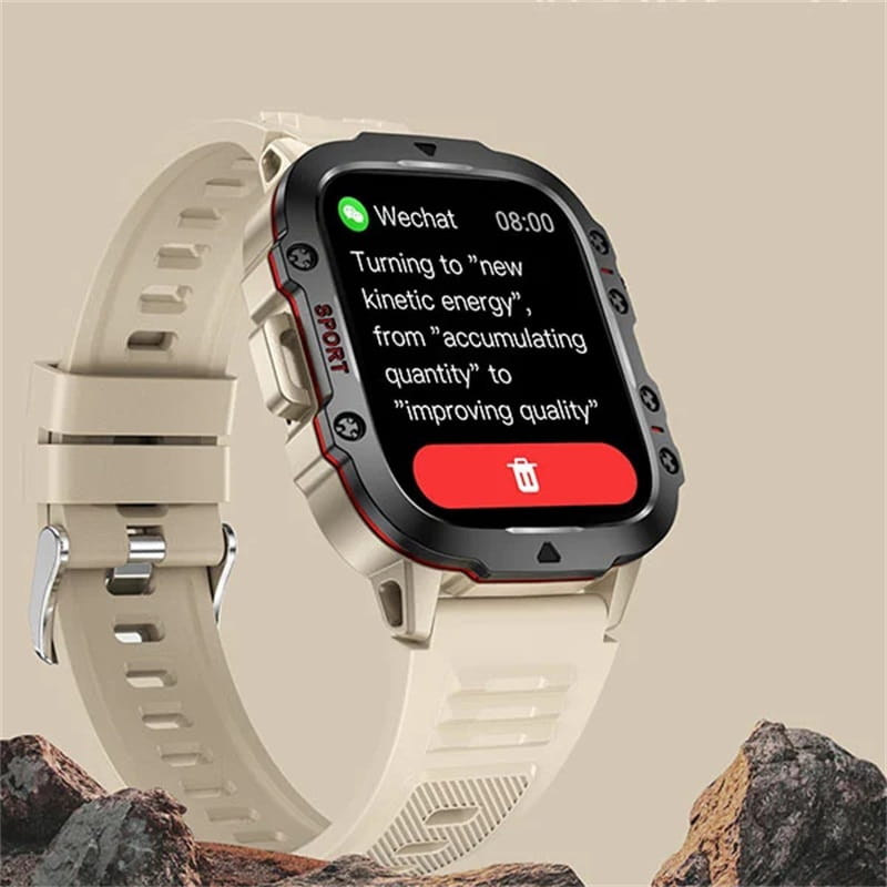 Robuste Outdoor-Smartwatch - 100+ Sportmodi