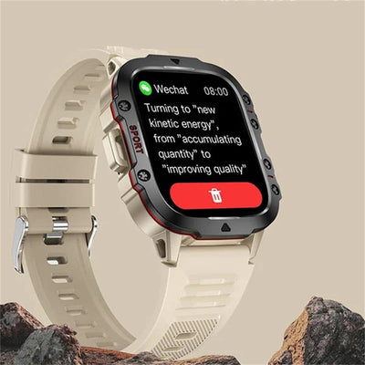 Robuste Outdoor-Smartwatch - 100+ Sportmodi